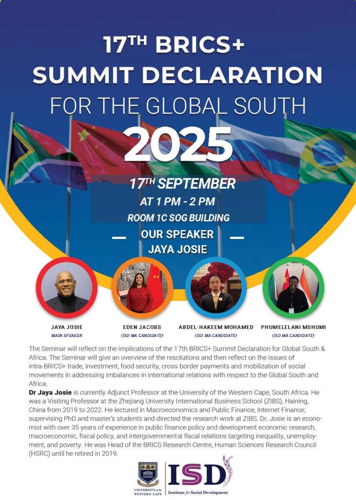 17TH BRICS+ Summit Declaration for the Global South 2025